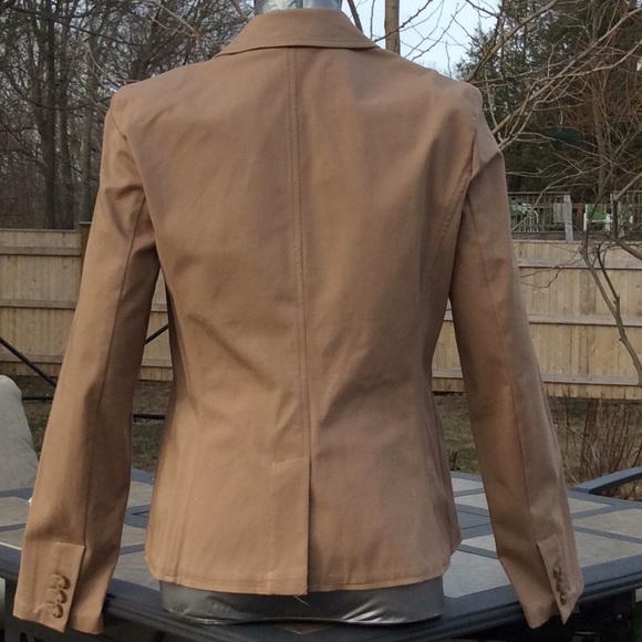 VTG Tan Lord & Taylor 1990’s Sprint Cotton Jacket Size 8 NWOT - Picture 4 of 7